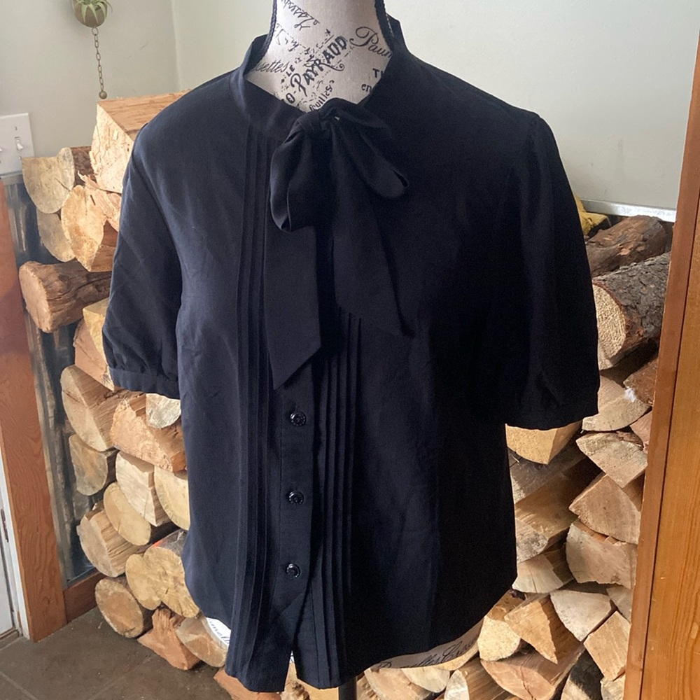 Princess Highway ModCloth Progress is Everything Tie-Neck Blouse